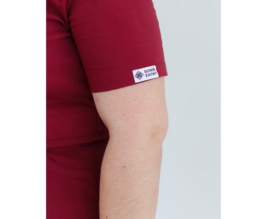 Изображение 5 Women's medical suit Rio Marsala +SIZE s. 60, "WHITE ROBE" 346-326-704, Size: 60, Color: marsala