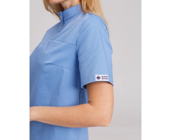 Изображение 5 Women's medical suit Denver blue s. 40, "WHITE ROBE" 429-333-679, Size: 40, Color: blue light