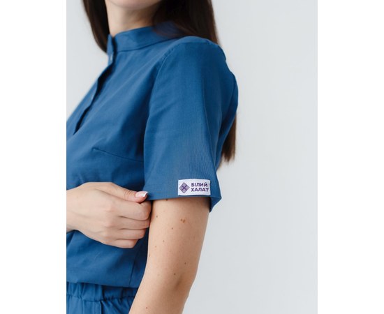 Изображение 5 Women's medical overalls Dallas blue s. 46, "WHITE ROBE" 127-322-715, Size: 46, Color: blue