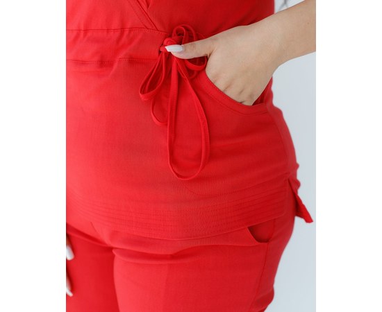 Изображение 5 Women's medical suit Rio red +SIZE s. 58, "WHITE ROBE" 346-339-704, Size: 58, Color: red