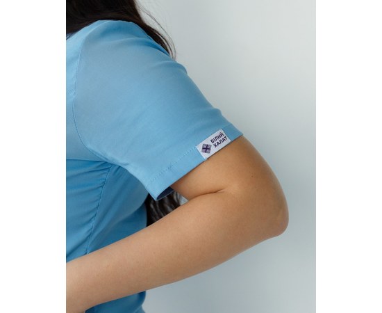 Изображение 7 Women's medical suit Rio blue +SIZE s. 58, "WHITE ROBE" 346-333-704, Size: 58, Color: blue light