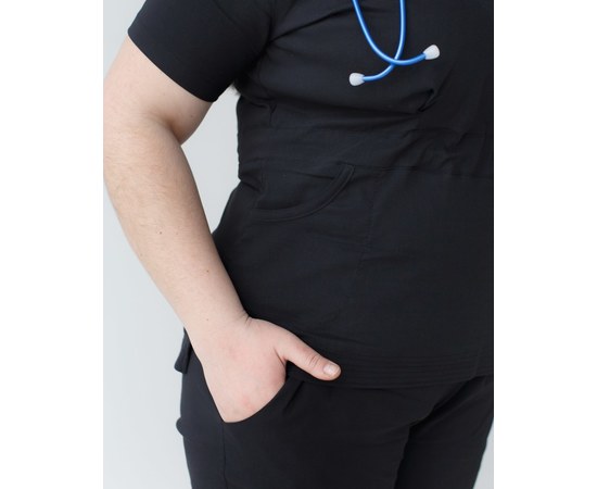 Изображение 7 Women's medical suit Rio black +SIZE s. 60, "WHITE ROBE" 346-321-704, Size: 60, Color: black