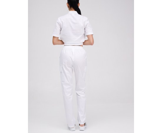 Изображение 8 Women's medical suit Denver white s. 46, "WHITE ROBE" 429-324-679, Size: 46, Color: white