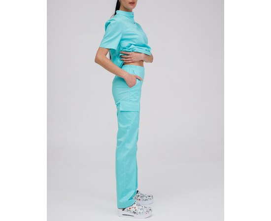 Изображение 8 Women's medical suit Denver mint s. 40, "WHITE ROBE" 429-332-679, Size: 40, Color: mint
