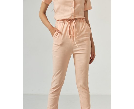 Изображение 8 Women's medical overalls Dallas peach s. 50, "WHITE ROBE" 127-338-715, Size: 50, Color: peach