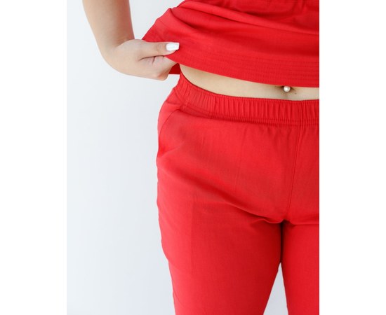 Изображение 8 Women's medical suit Rio red +SIZE s. 60, "WHITE ROBE" 346-339-704, Size: 60, Color: red
