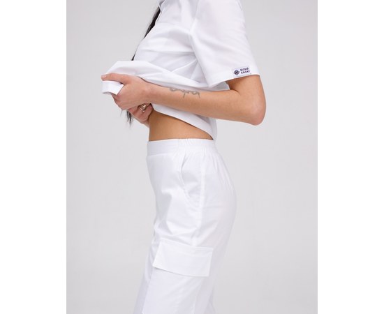 Изображение 9 Women's medical suit Denver white s. 50, "WHITE ROBE" 429-324-679, Size: 50, Color: white