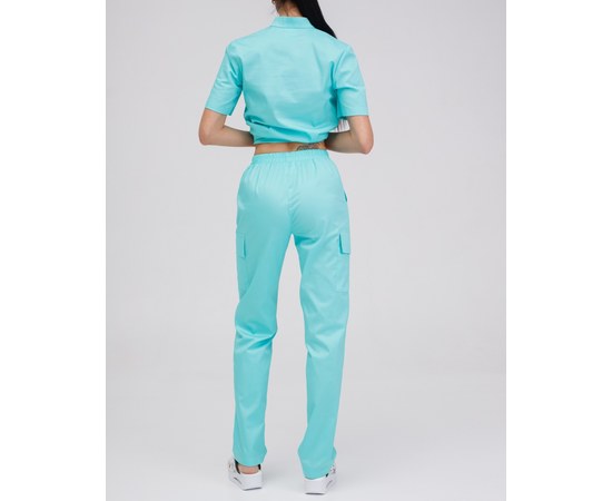 Изображение 9 Women's medical suit Denver mint s. 48, "WHITE ROBE" 429-332-679, Size: 48, Color: mint
