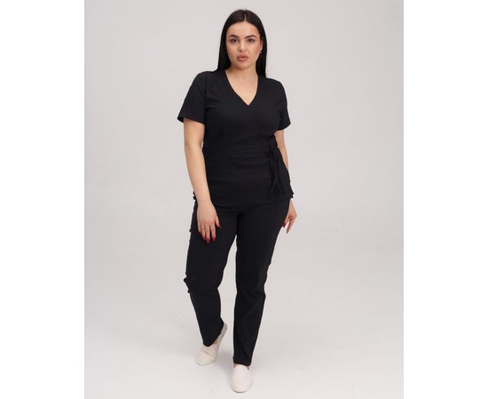 Изображение 10 Women's medical suit Rio black +SIZE s. 60, "WHITE ROBE" 346-321-704, Size: 60, Color: black
