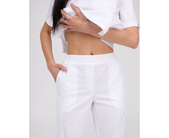 Изображение 10 Women's medical suit Denver white s. 46, "WHITE ROBE" 429-324-679, Size: 46, Color: white