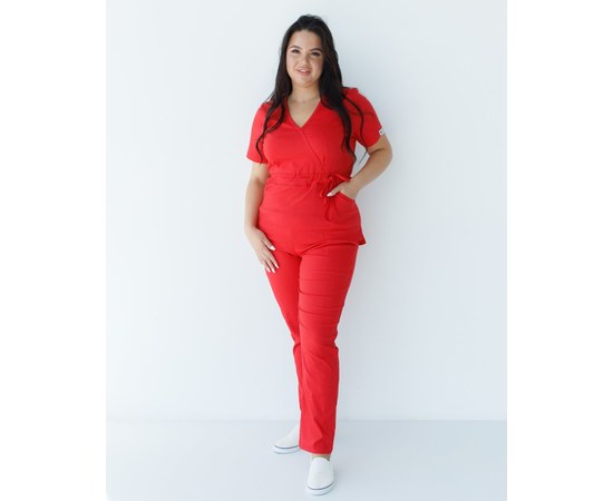 Изображение 10 Women's medical suit Rio red +SIZE s. 58, "WHITE ROBE" 346-339-704, Size: 58, Color: red