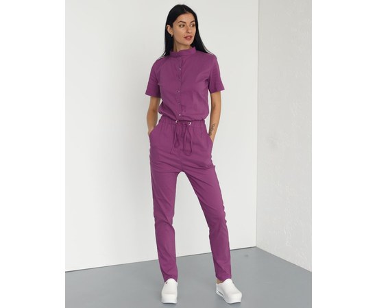 Изображение 8 Women's medical overalls Dallas light purple s. 50, "WHITE ROBE" 127-401-715, Size: 50, Color: light purple