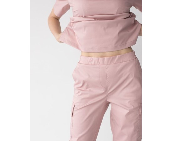 Изображение 4 Women's medical suit Denver light purple s. 40, "WHITE ROBE" 429-500-679, Size: 40, Color: light lilac