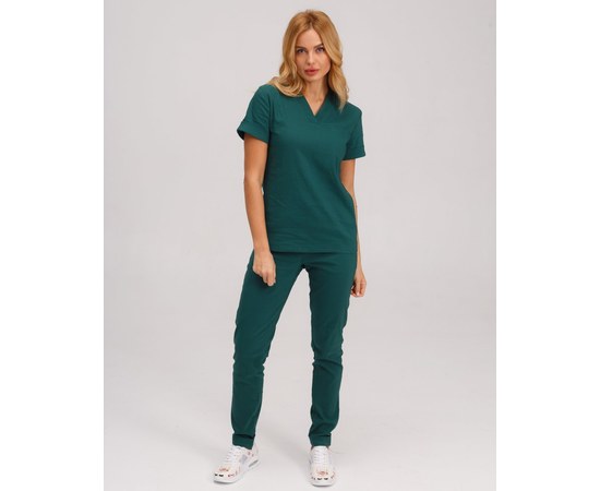 Изображение  Women's medical suit Marseille green s. 38, "WHITE ROBE" 383-350-708, Size: 38, Color: green