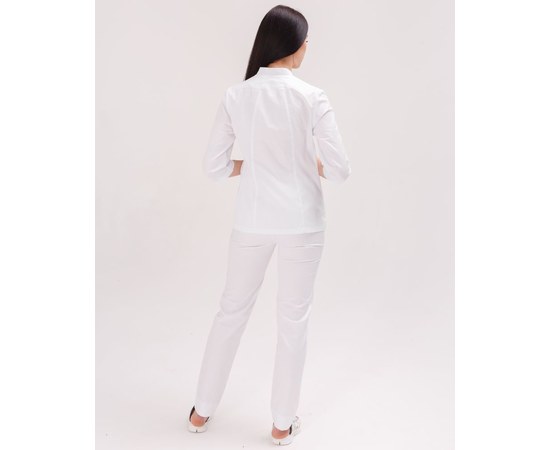 Изображение 2 Women's medical suit Elizabeth white s. 52, "WHITE ROBE" 441-324-679, Size: 52, Color: white