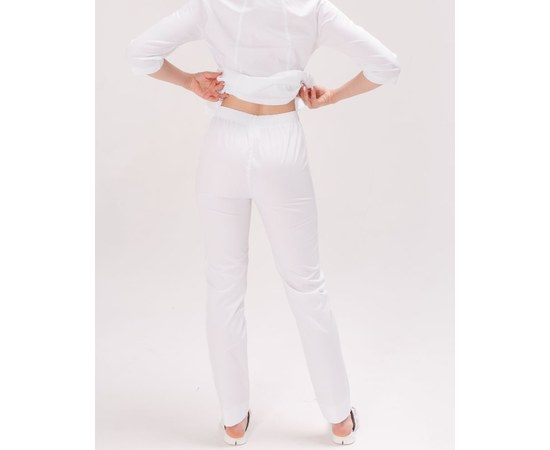 Изображение 8 Women's medical suit Elizabeth white s. 40, "WHITE ROBE" 441-324-679, Size: 40, Color: white