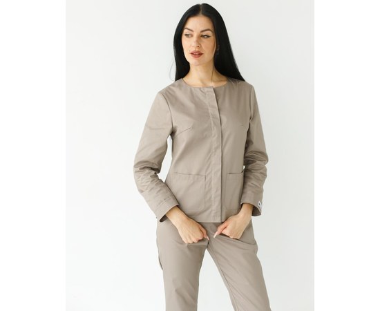 Изображение 3 Women's medical suit Jacqueline mocha s. 40, "WHITE ROBE" 440-421-677, Size: 40, Color: mocha