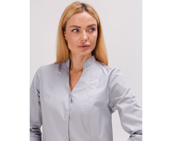 Изображение 7 Women's medical suit Elizabeth gray s. 48, "WHITE ROBE" 441-328-679, Size: 48, Color: grey