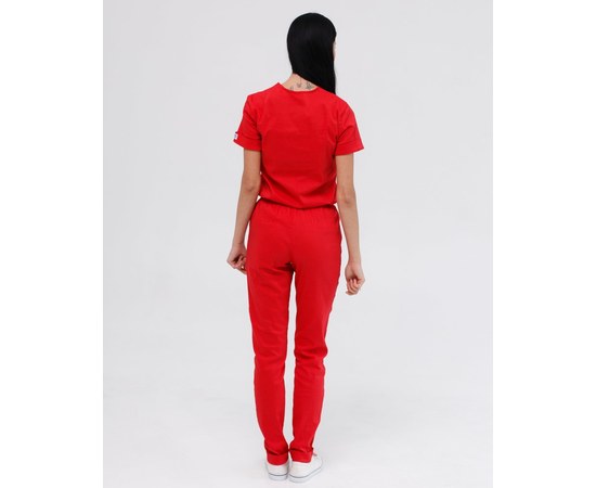Изображение 3 Women's medical suit Marseille red river. 38, "WHITE ROBE" 383-434-708, Size: 38, Color: red
