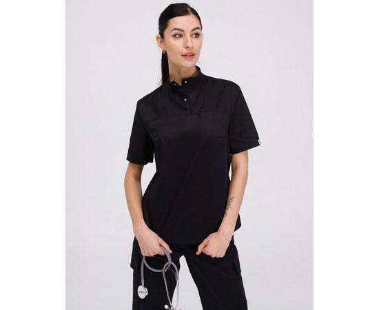 Изображение 3 Women's medical suit Denver black s. 48, "WHITE ROBE" 429-321-679, Size: 48, Color: black