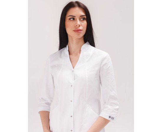 Изображение 5 Women's medical suit Elizabeth white s. 40, "WHITE ROBE" 441-324-679, Size: 40, Color: white