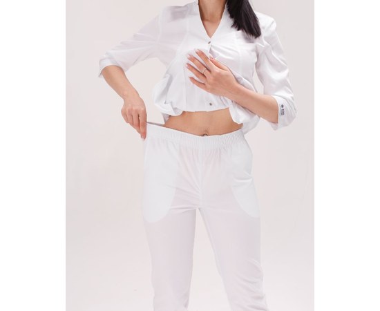 Изображение 9 Women's medical suit Elizabeth white s. 44, "WHITE ROBE" 441-324-679, Size: 44, Color: white