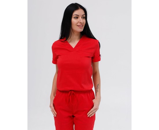 Изображение 4 Women's medical suit Marseille red river. 38, "WHITE ROBE" 383-434-708, Size: 38, Color: red