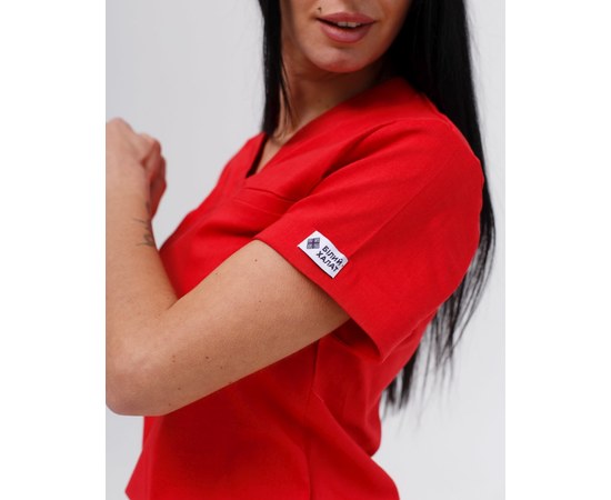 Изображение 7 Women's medical suit Marseille red river. 38, "WHITE ROBE" 383-434-708, Size: 38, Color: red