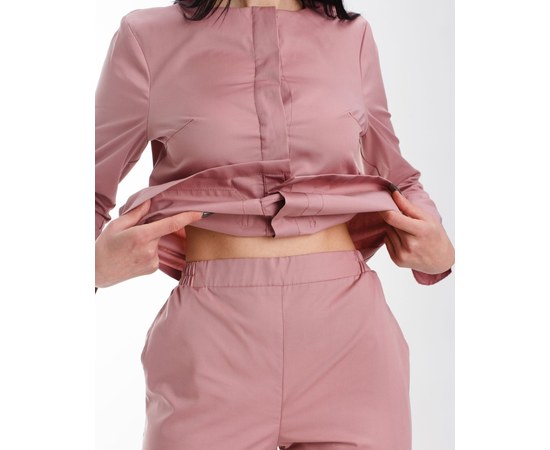 Изображение 8 Women's medical suit Jacqueline ash-pink s. 50, "WHITE ROBE" 440-429-677, Size: 50, Color: ash pink