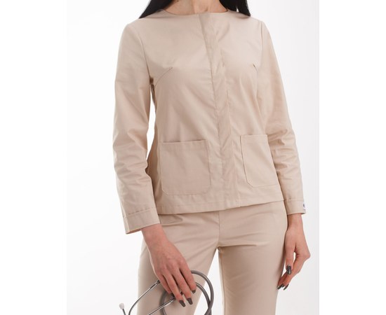 Изображение 4 Women's medical suit Jacqueline cream s. 54, "WHITE ROBE" 440-460-677, Size: 54, Color: cream