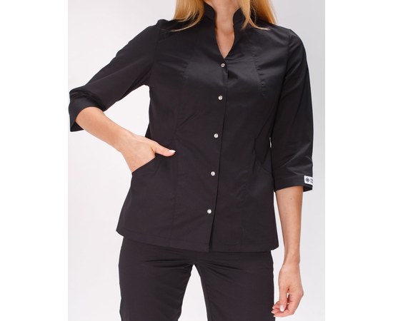 Изображение 7 Women's medical suit Elizabeth black s. 52, "WHITE ROBE" 441-321-679, Size: 52, Color: black