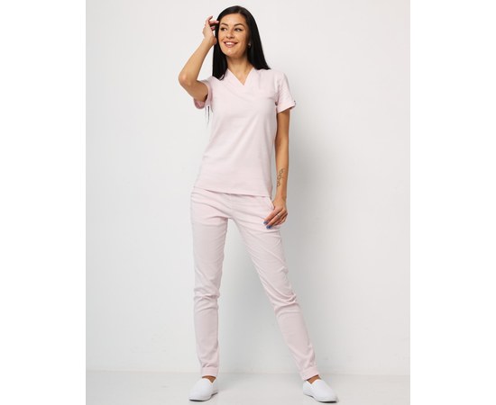 Изображение 8 Women's medical suit Marseille powdery river. 44, "WHITE ROBE" 383-374-708, Size: 44, Color: powdery