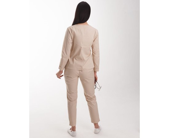 Изображение 2 Women's medical suit Jacqueline cream s. 40, "WHITE ROBE" 440-460-677, Size: 40, Color: cream