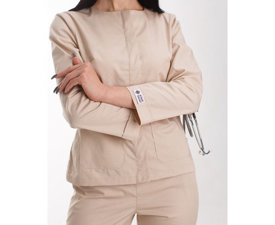 Изображение 9 Women's medical suit Jacqueline cream s. 54, "WHITE ROBE" 440-460-677, Size: 54, Color: cream