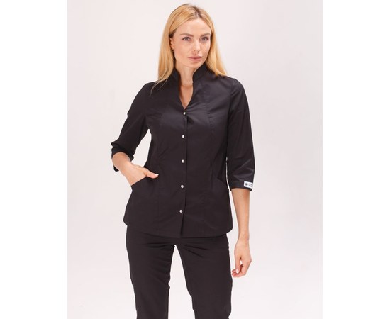 Изображение 4 Women's medical suit Elizabeth black s. 42, "WHITE ROBE" 441-321-679, Size: 42, Color: black