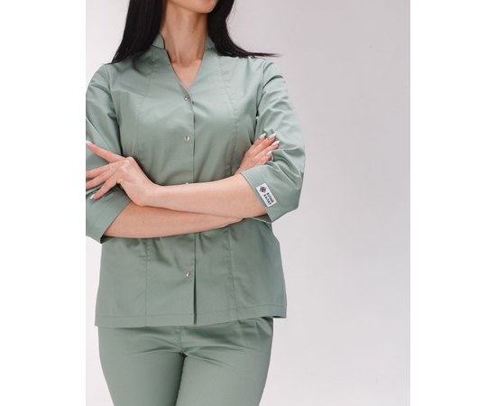 Изображение 4 Women's medical suit Elizabeth olive red. 44, "WHITE ROBE" 441-327-679, Size: 44, Color: olive