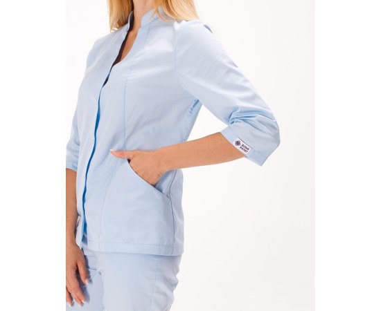 Изображение 5 Women's medical suit Elizabeth azure s. 44, "WHITE ROBE" 441-462-679, Size: 44, Color: azure