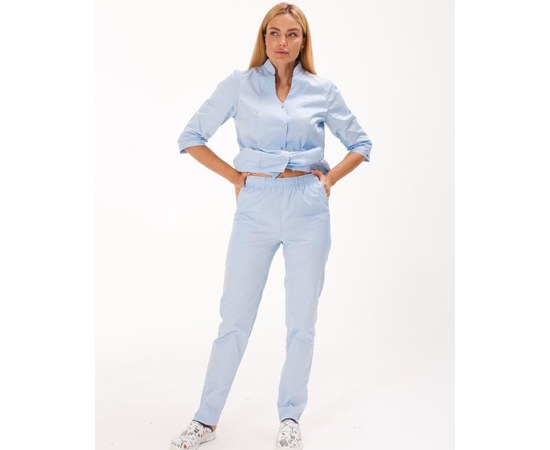 Изображение 9 Women's medical suit Elizabeth azure s. 44, "WHITE ROBE" 441-462-679, Size: 44, Color: azure