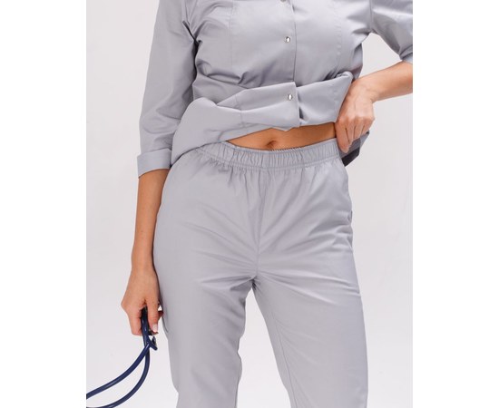 Изображение 8 Women's medical suit Elizabeth gray s. 40, "WHITE ROBE" 441-328-679, Size: 40, Color: grey