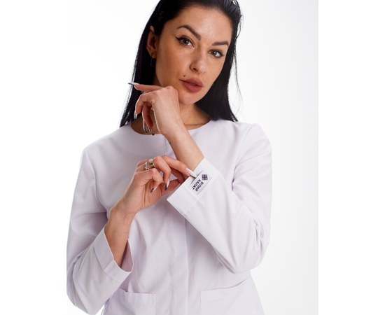 Изображение 4 Women's medical suit Jacqueline white s. 44, "WHITE ROBE" 440-324-677, Size: 44, Color: white