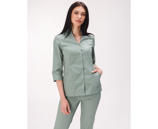 Изображение 8 Women's medical suit Elizabeth olive red. 40, "WHITE ROBE" 441-327-679, Size: 40, Color: olive