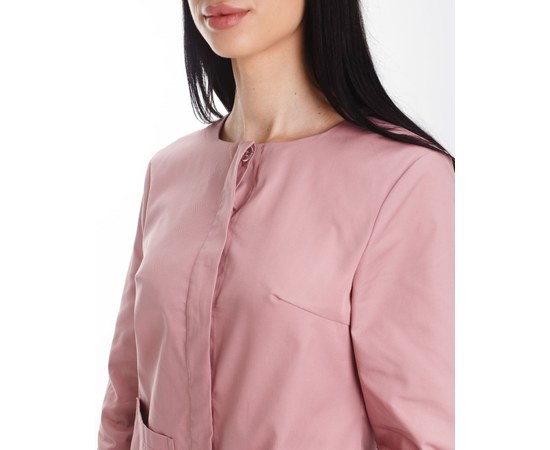 Изображение 7 Women's medical suit Jacqueline ash-pink s. 50, "WHITE ROBE" 440-429-677, Size: 50, Color: ash pink