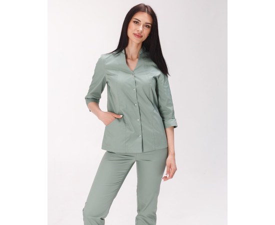 Изображение 3 Women's medical suit Elizabeth olive red. 52, "WHITE ROBE" 441-327-679, Size: 52, Color: olive