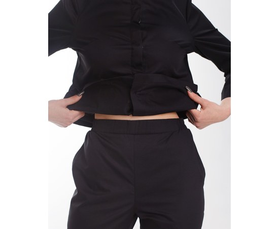 Изображение 7 Women's medical suit Jacqueline black s. 46, "WHITE ROBE" 440-321-677, Size: 46, Color: black