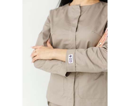 Изображение 5 Women's medical suit Jacqueline mocha s. 40, "WHITE ROBE" 440-421-677, Size: 40, Color: mocha