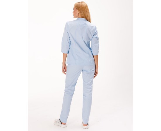 Изображение 2 Women's medical suit Elizabeth azure s. 42, "WHITE ROBE" 441-462-679, Size: 42, Color: azure