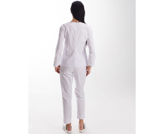 Изображение 2 Women's medical suit Jacqueline white s. 40, "WHITE ROBE" 440-324-677, Size: 40, Color: white