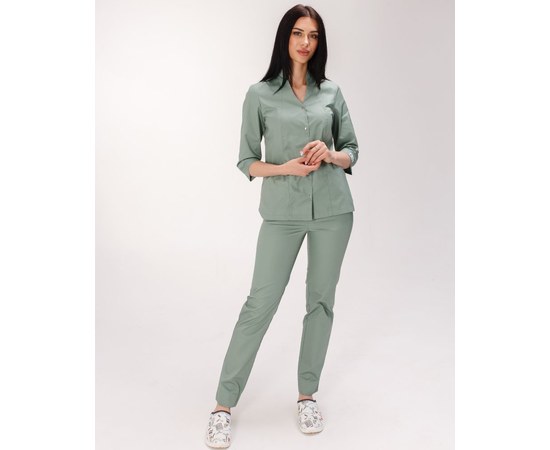 Изображение  Women's medical suit Elizabeth olive red. 52, "WHITE ROBE" 441-327-679, Size: 52, Color: olive