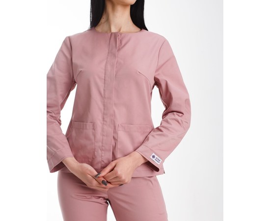 Изображение 4 Women's medical suit Jacqueline ash-pink s. 54, "WHITE ROBE" 440-429-677, Size: 54, Color: ash pink
