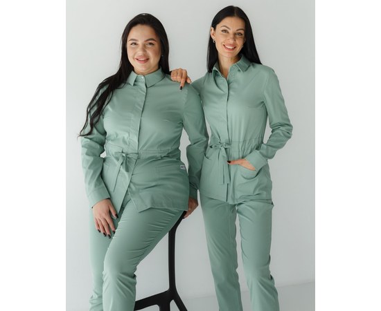 Изображение 2 Women's medical suit Montana olive river. 52, "WHITE ROBE" 332-327-715, Size: 52, Color: olive